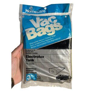 VTG HomeCare Electrolux Tank No. 20 Vacuum Cleaner Bags Pack of 2 NOS Sealed